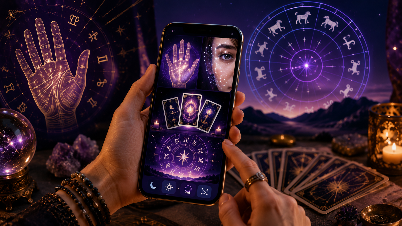Your Palm, Your Star Sign, and a Tarot Card Walk Into an App