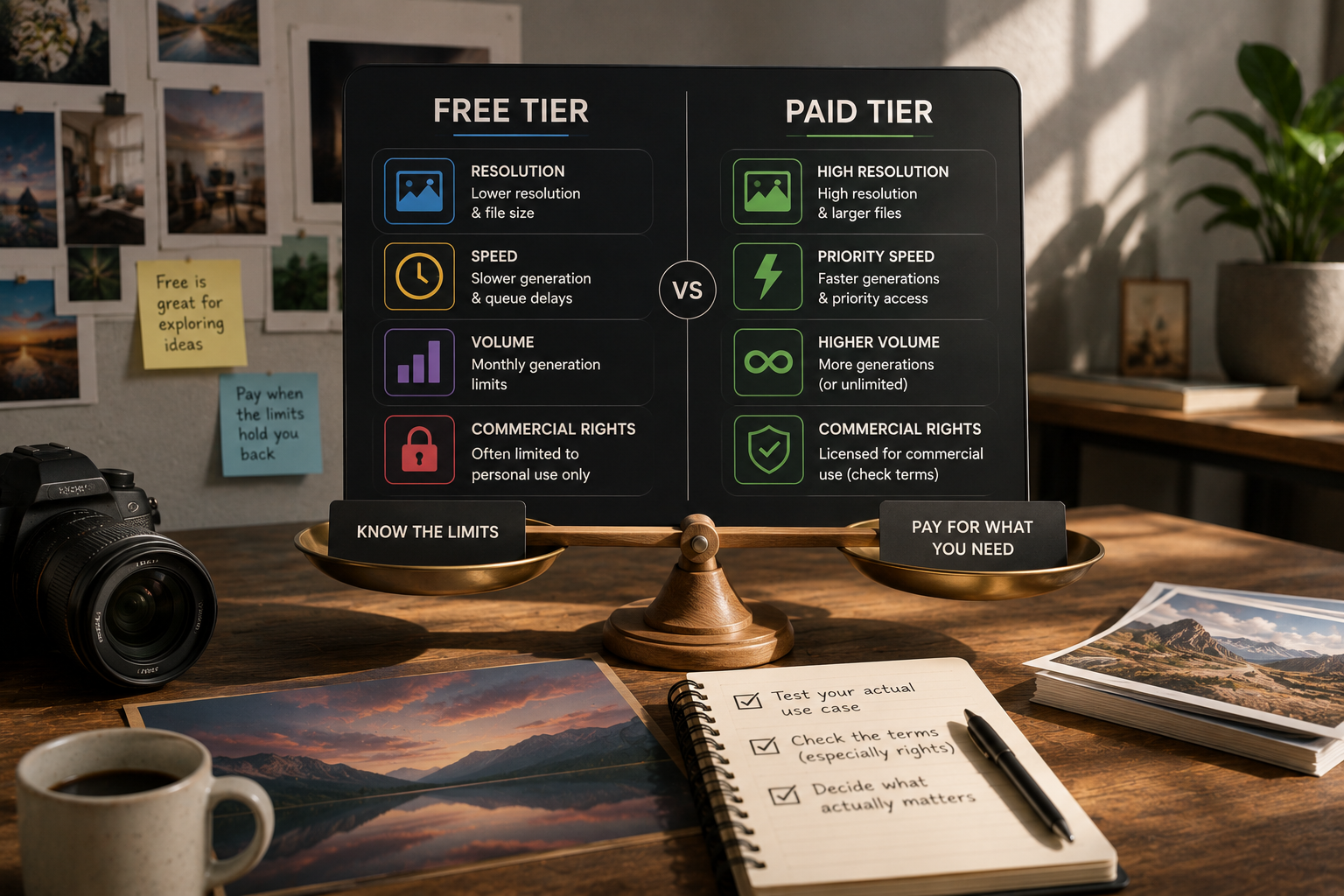 Free vs. Paid AI Image Generators: What the Upgrade Actually Buys You