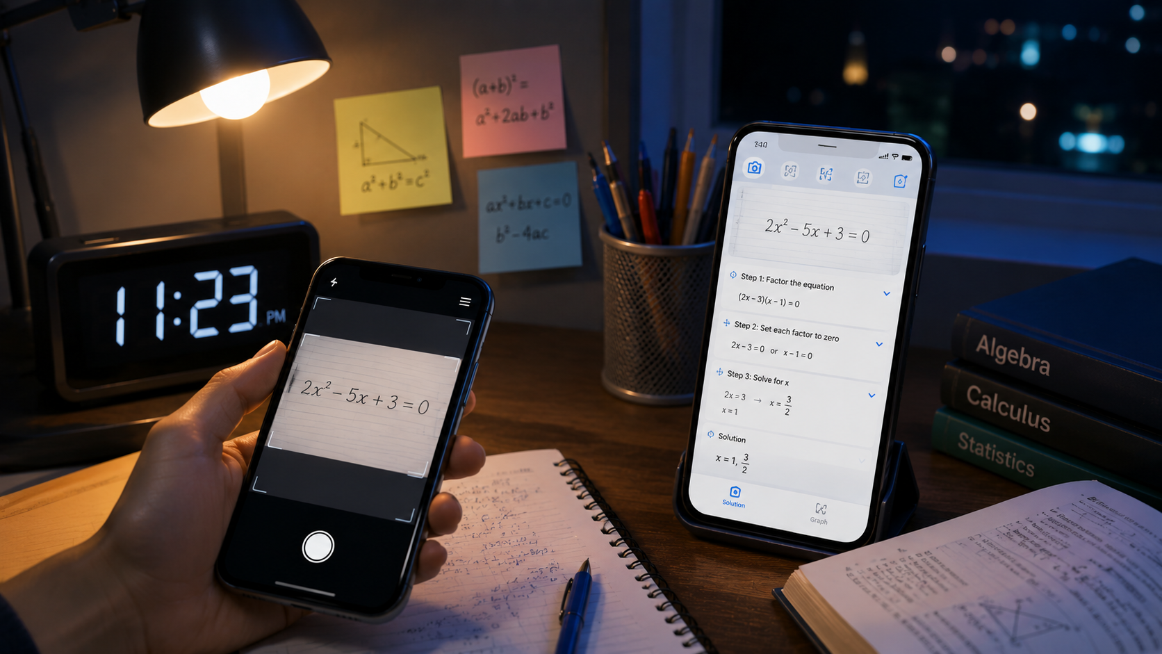 Blanking on a Math Problem Past Midnight? Here's What Your Camera Can Actually Do About It