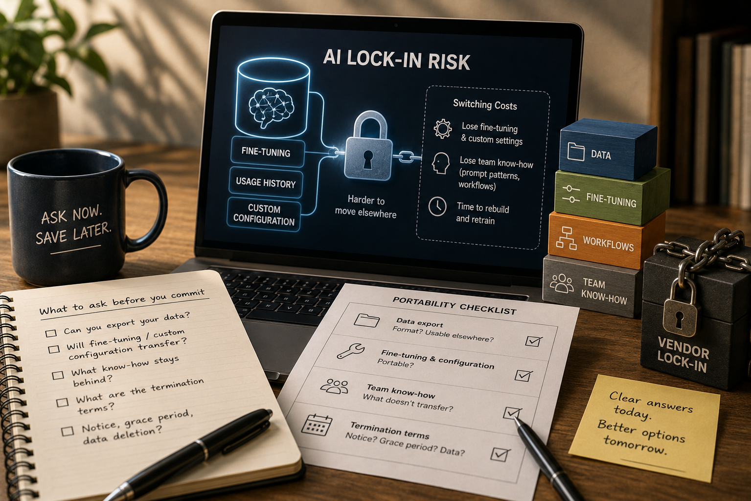 The Vendor Lock-In Questions Worth Asking Before You Sign an AI Contract