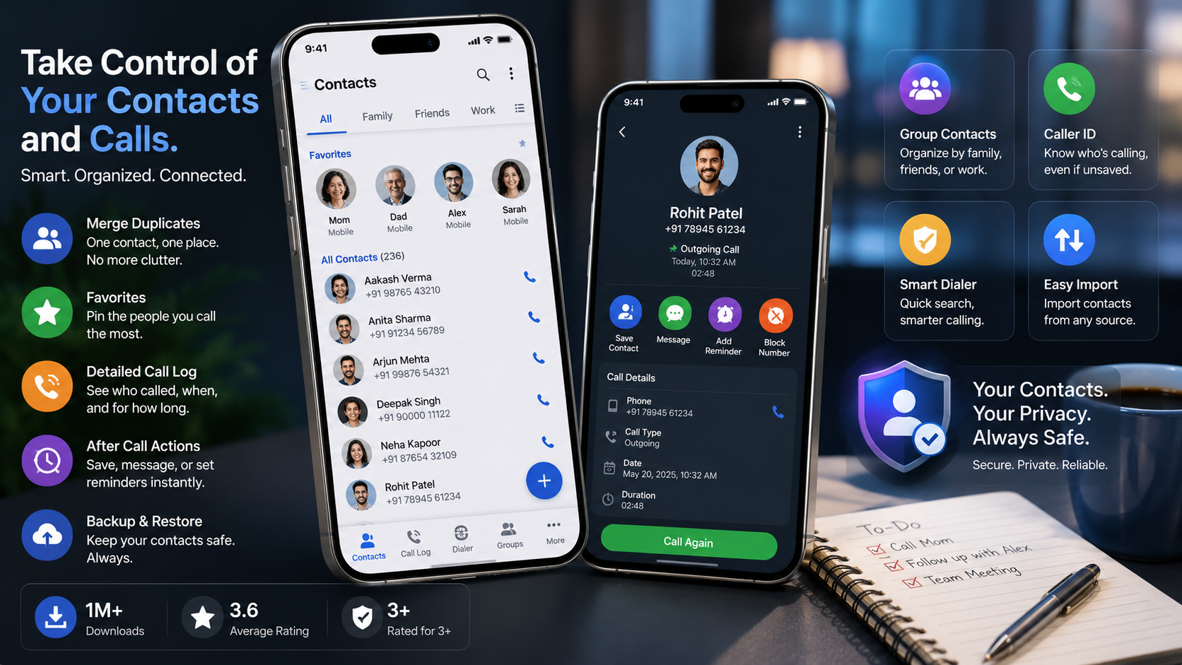 Stuck With Duplicate Contacts and Mystery Callers? Try a Real Contact Manager App
