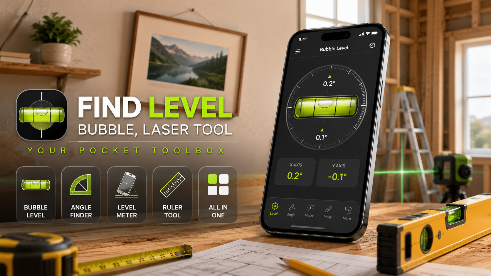 Lost the Spirit Level Again? Your Phone Was Already a Backup