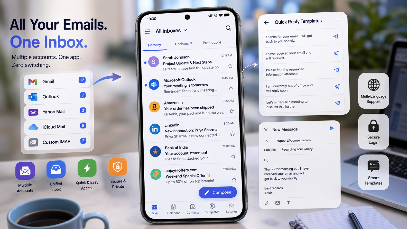 Sick of Juggling Five Different Email Apps? One Login Can Cover All of Them