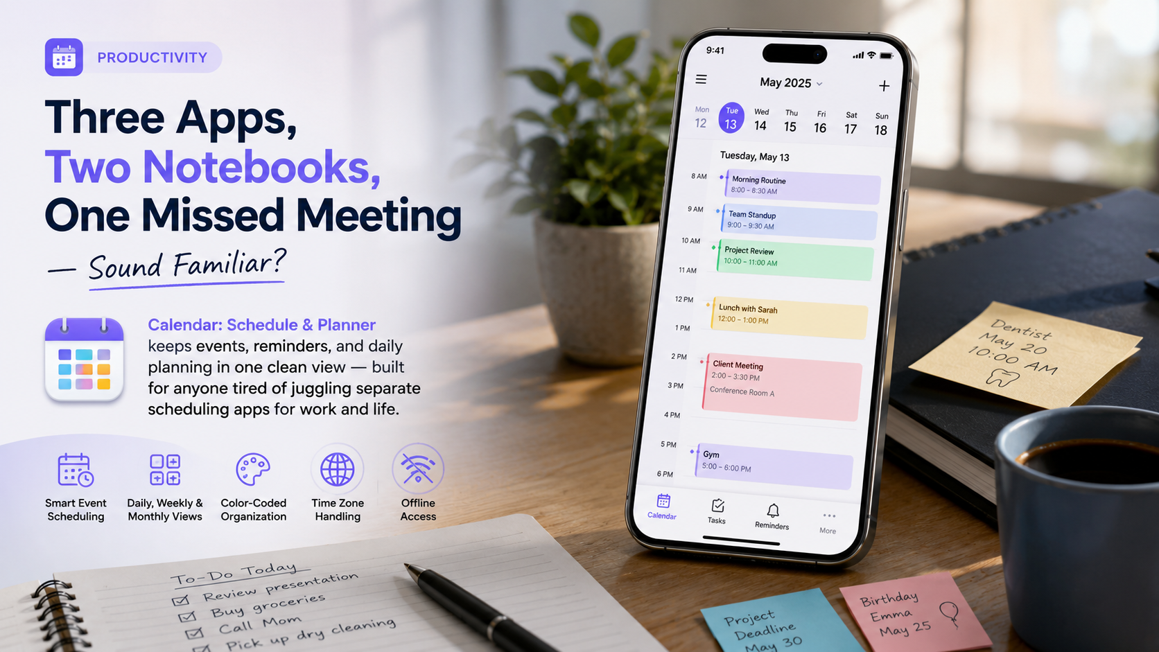 Your Calendar Is Scattered Across Three Apps - Here's a Fix