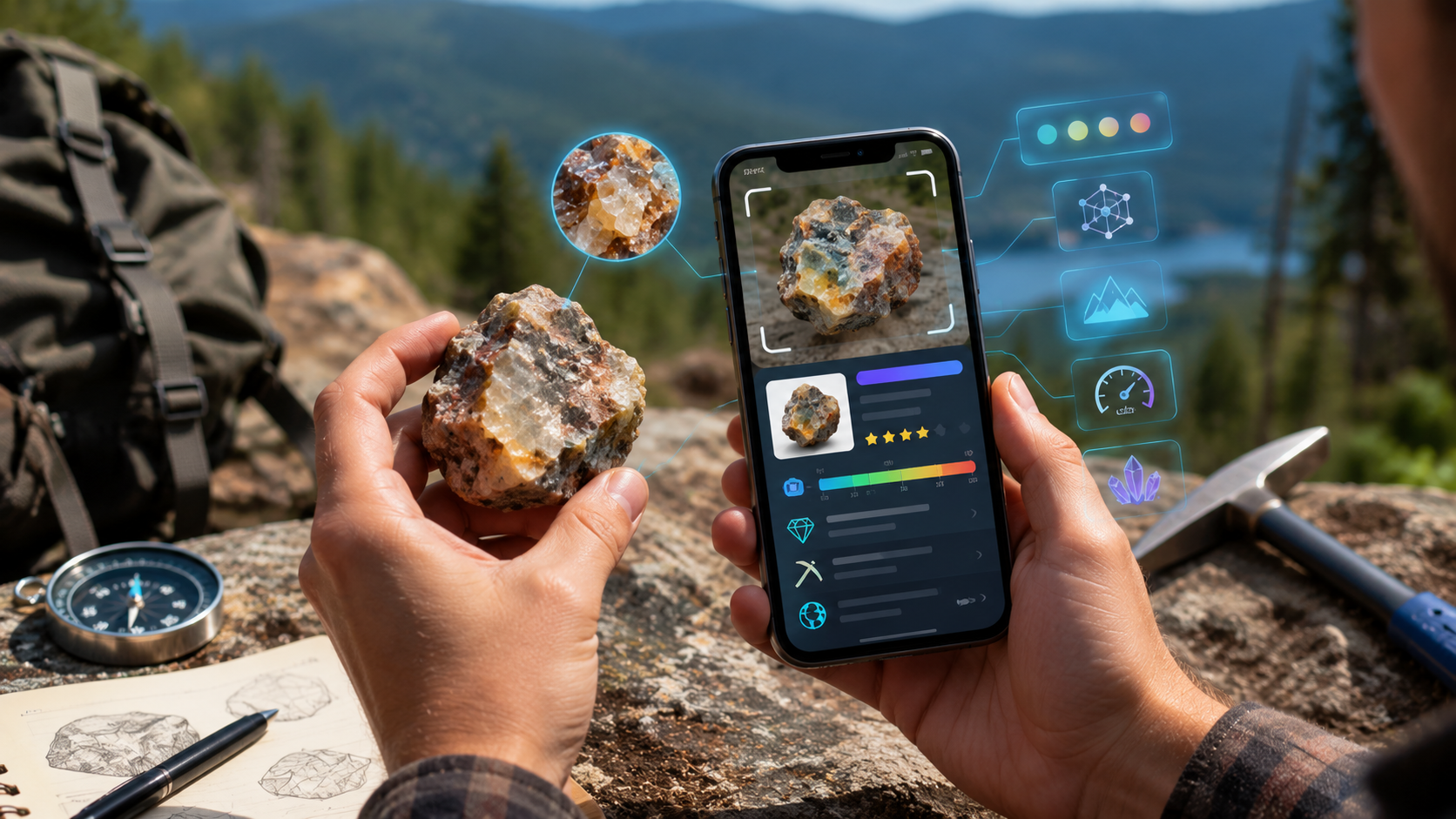 Picked Up a Strange Rock on a Hike? Here's How an Identifier App Actually Works It Out