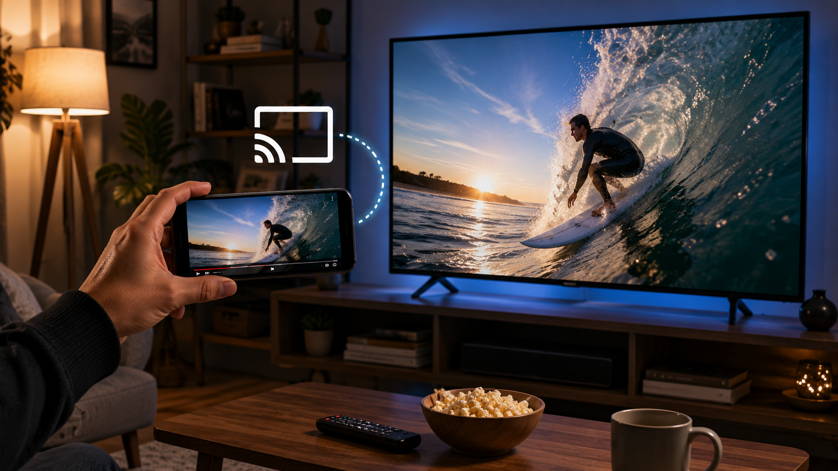 Casting Your Phone to a Smart TV Without a Single Cable or Dongle