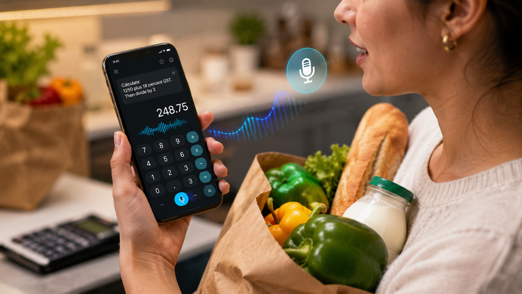 A Calculator You Talk To Instead of Poking at Tiny Buttons