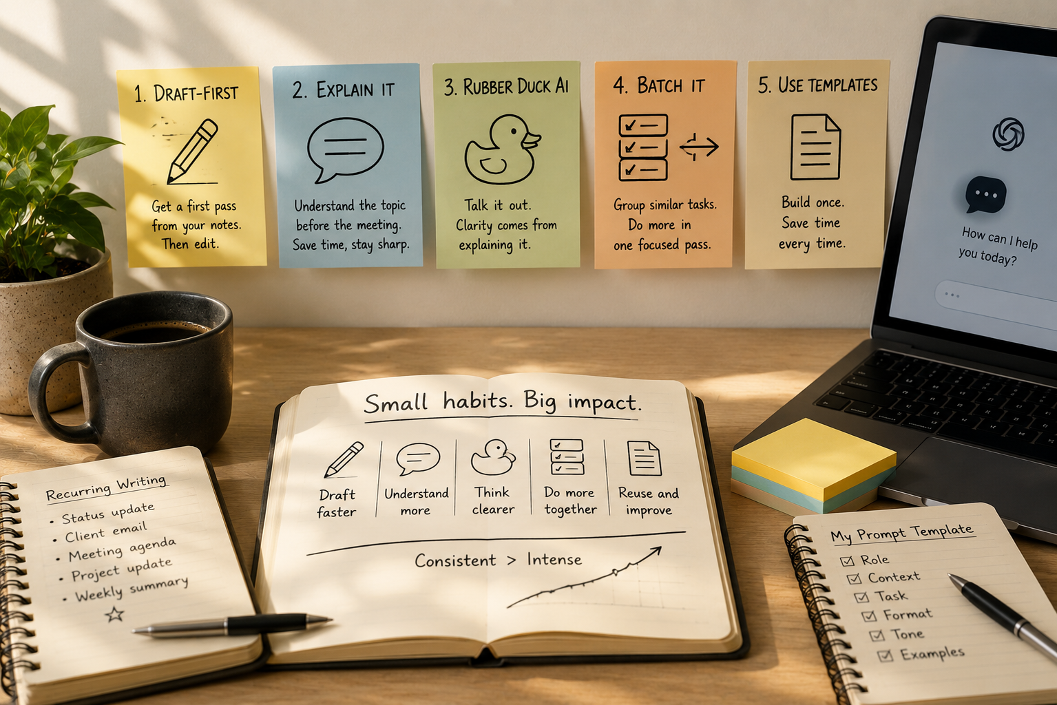 Five Small AI Habits That Add Up to Real Hours Saved